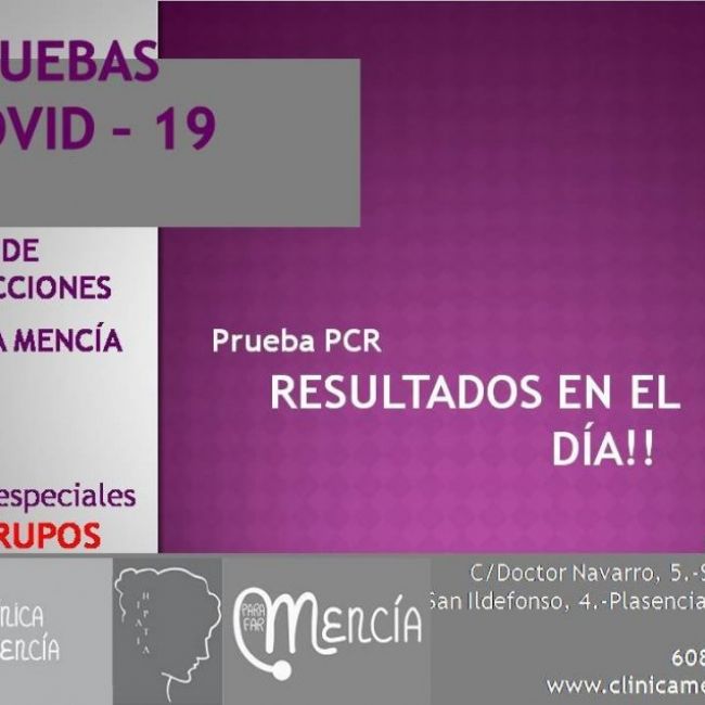 COVID RESULTADOS 1 DIA